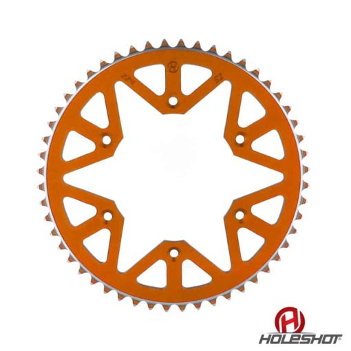 Holeshot, Bakdrev Alu, 520, 50, ORANGE, KTM 03-17 450 EXC-F/450 SX-F, 03-17 250 EXC/250 EXC-F/250 SX-F, 90 250 SX, 92-17 250 SX, 10-17 350 EXC-F/350 SX-F, 91-16 125 EXC, 92-17 125 SX, 17 125 XC-W/150 XC-W, 08 144 SX, 09-17 150 SX, 99 200 EXC, 04-17 200 EX