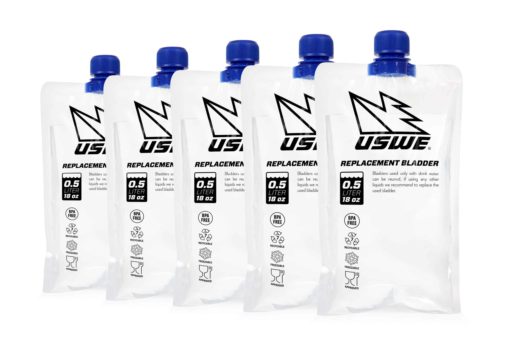 USWE, Refill 0,5 Liters blåsor 5-pack, Engångs