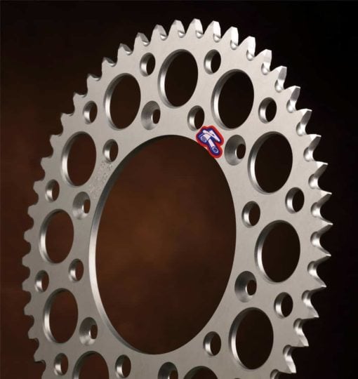 Renthal Bakdrev 520 50 SILVER Kawasaki 07-12 KLX450 06-17 KX450F 87-08 KX250 04-17 KX250F 85-08 KX125 86-03 KDX200 97-03 KDX220 03 KLX400 SR R 87-03 KX500 Suzuki 04-06 RM-Z250